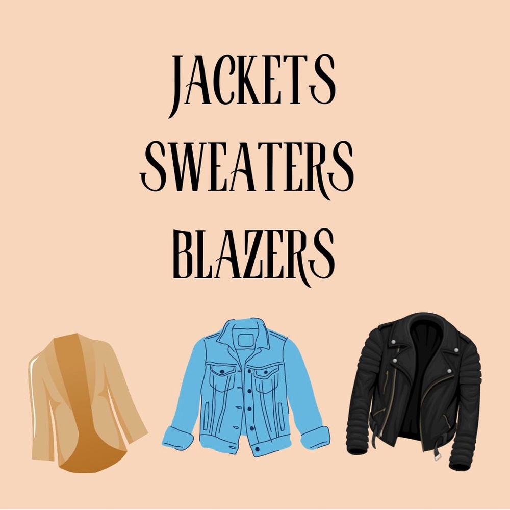 JACKETS, SWEATERS, BLAZERS🧥